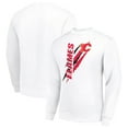 thumbnail image 1 of Men's Starter White Calgary Flames  Color Scratch Pullover Sweatshirt, 1 of 3