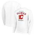 thumbnail image 1 of Men's Starter  White Calgary Flames Team Logo Fleece Pullover Sweatshirt, 1 of 3