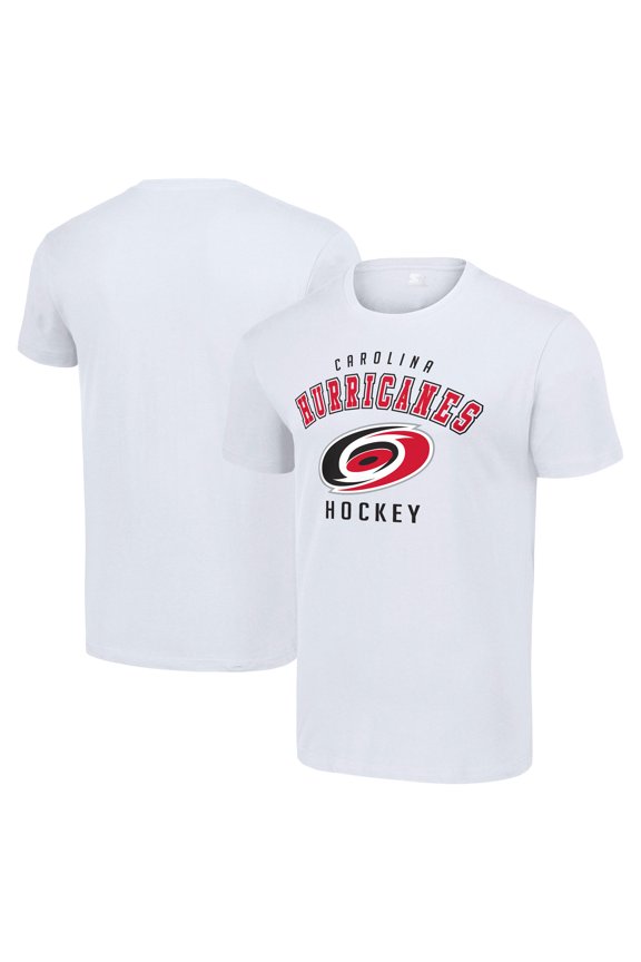 Men's Starter White Carolina Hurricanes Logo T-Shirt