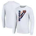 thumbnail image 1 of Men's Starter  White Chicago Bears Color Scratch Long Sleeve T-Shirt, 1 of 3