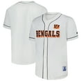 thumbnail image 1 of Men's-Starter  White Cincinnati Bengals Relay Full-Button Baseball Jersey, 1 of 3