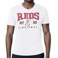 thumbnail image 1 of Men's Starter White Cincinnati Reds Distressed Logo T-Shirt, 1 of 2