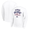 thumbnail image 1 of Men's Starter White Colorado Avalanche Stick And Puck Logo Fleece Pullover Sweatshirt, 1 of 3