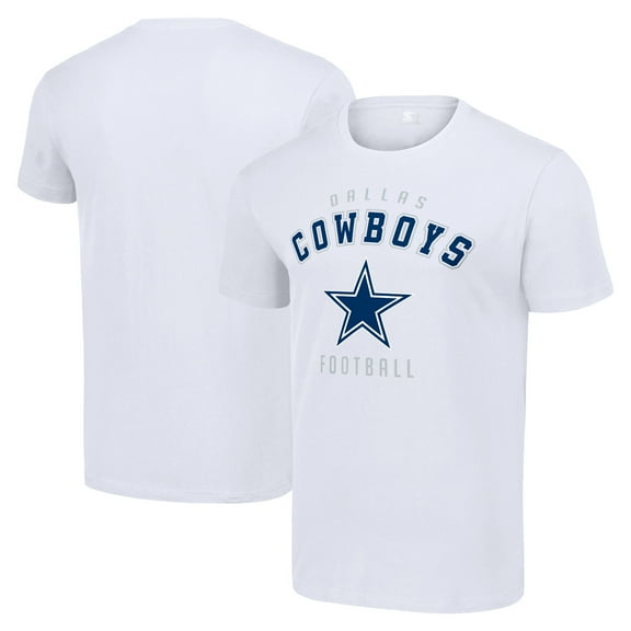 Men's Starter White Dallas Cowboys Logo T-Shirt