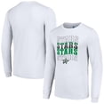 thumbnail image 1 of Men's Starter White Dallas Stars Four Team Name Logo Long Sleeve Graphic T-Shirt, 1 of 3