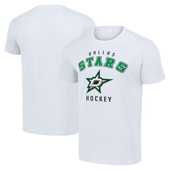 Men's Starter White Dallas Stars Logo T-Shirt