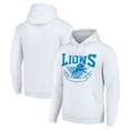 thumbnail image 1 of Men's Starter White Detroit Lions -80s Inspired Pullover Hoodie, 1 of 3