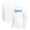 thumbnail image 1 of Men's Starter White Detroit Lions Tailsweep Team Graphic Tri-Blend Fleece Pullover Sweatshirt, 1 of 3