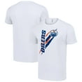 thumbnail image 1 of Men's Starter  White Edmonton Oilers Color Scratch T-Shirt, 1 of 3