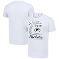 thumbnail image 1 of Men's Starter  White Green Bay Packers City Arch Team T-Shirt, 1 of 3