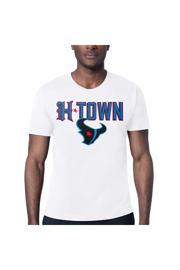 Men's Starter White Houston Texans H-Town Graphic T-Shirt