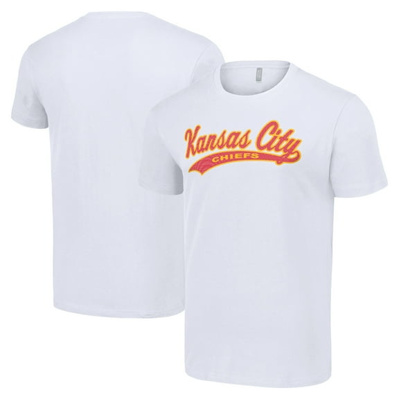 Men's Starter White Kansas City Chiefs Tailsweep T-Shirt