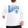 thumbnail image 1 of Men's G-III Sports by Carl Banks  White Kansas City Royals Adaptive Twisted Team Long Sleeve T-Shirt, 1 of 5