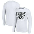 thumbnail image 1 of Men's Starter White Las Vegas Raiders '80s Inspired Team Logo Long Sleeve T-Shirt, 1 of 3