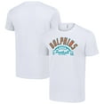 thumbnail image 1 of Men's Starter  White Miami Dolphins Half Ball Team T-Shirt, 1 of 3