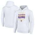 thumbnail image 1 of Men's Starter White Minnesota Vikings Four Team Name Logo Fleece Pullover Hoodie, 1 of 3