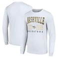 thumbnail image 1 of Men's Starter White Nashville Predators  Logo Graphic Long Sleeve T-Shirt, 1 of 3