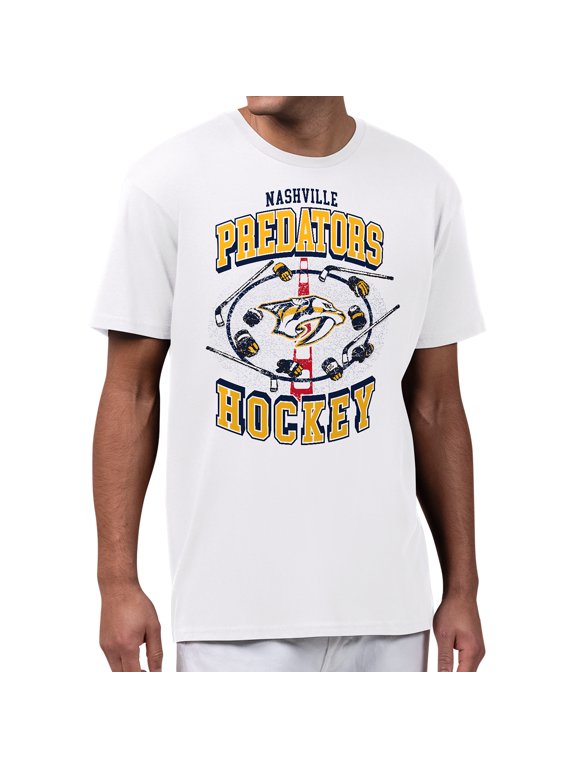 Men's Starter White Nashville Predators Tilly T-Shirt