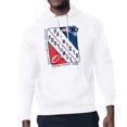 thumbnail image 1 of Men's Starter White New England Patriots Shield Logo Pullover Hoodie, 1 of 3
