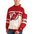 thumbnail image 1 of Men's Starter White New Jersey Devils Defense Fleece Crewneck Pullover Sweatshirt, 1 of 2