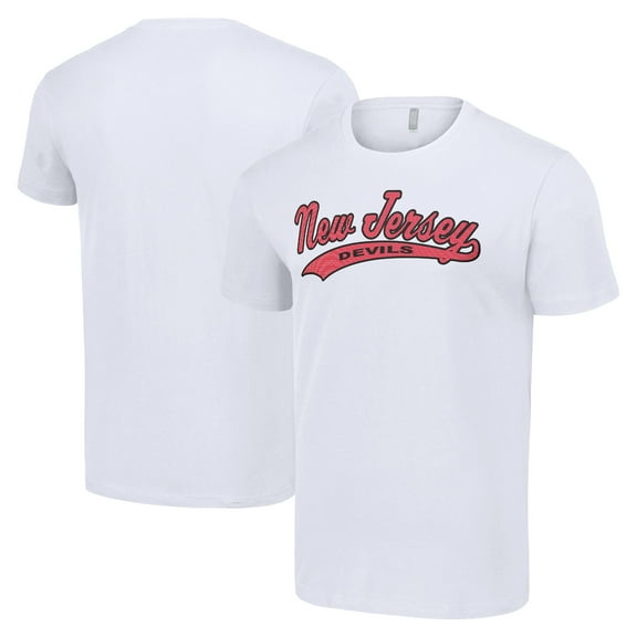 Men's Starter White New Jersey Devils Tailsweep T-Shirt