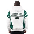 thumbnail image 1 of Men's Starter White New York Jets Gotham City Half-Zip Hoodie Jacket, 1 of 2