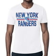 thumbnail image 1 of Men's Starter White New York Rangers Mesh Look Team Name T-Shirt, 1 of 2