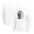 thumbnail image 1 of Men's Starter  White Philadelphia Flyers Half Helmet Team Logo Pullover Sweatshirt, 1 of 3