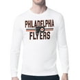 thumbnail image 1 of Men's Starter White Philadelphia Flyers Mesh Look Team Name Long Sleeve T-Shirt, 1 of 2