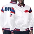 thumbnail image 1 of Men's Starter White Buffalo Bills Vintage Satin Full-Snap Varsity Jacket, 1 of 3