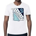 thumbnail image 1 of Men's Starter White Seattle Kraken Shield Graphic T-Shirt, 1 of 3