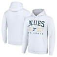 thumbnail image 1 of Men's Starter White St. Louis Blues Retro Graphic Pullover Hoodie, 1 of 3