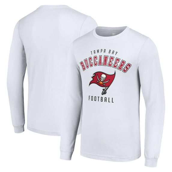 Men's Starter White Tampa Bay Buccaneers Long Sleeve T-Shirt