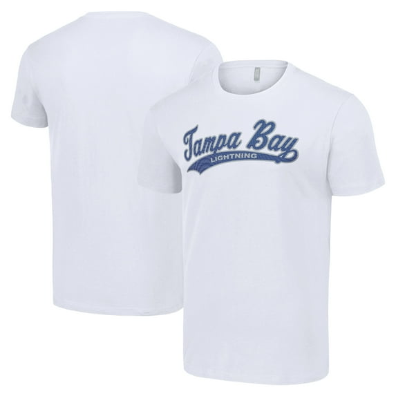 Men's Starter White Tampa Bay Lightning Tailsweep T-Shirt