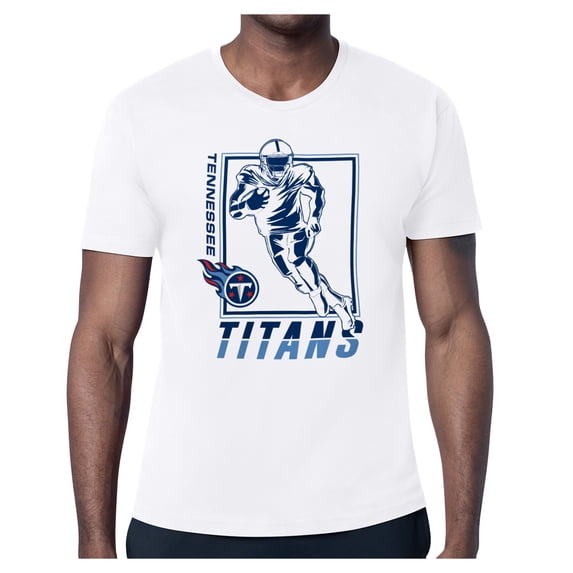 Men's Starter White Tennessee Titans Player Grid T-Shirt