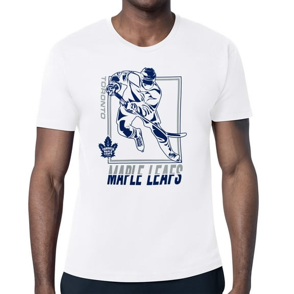 Men's Starter White Toronto Maple Leafs Player Grid T-Shirt