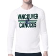 thumbnail image 1 of Men's Starter White Vancouver Canucks Mesh Look Team Name Long Sleeve T-Shirt, 1 of 2