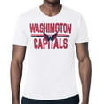 thumbnail image 1 of Men's Starter White Washington Capitals Mesh Look Team Name T-Shirt, 1 of 2