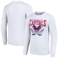 thumbnail image 1 of Men's Starter White Washington Capitals Team Logo Graphic Long Sleeve T-Shirt, 1 of 3