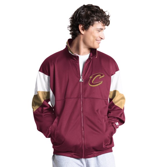 Men's Starter Wine Cleveland Cavaliers Legacy Full-Zip Track Jacket