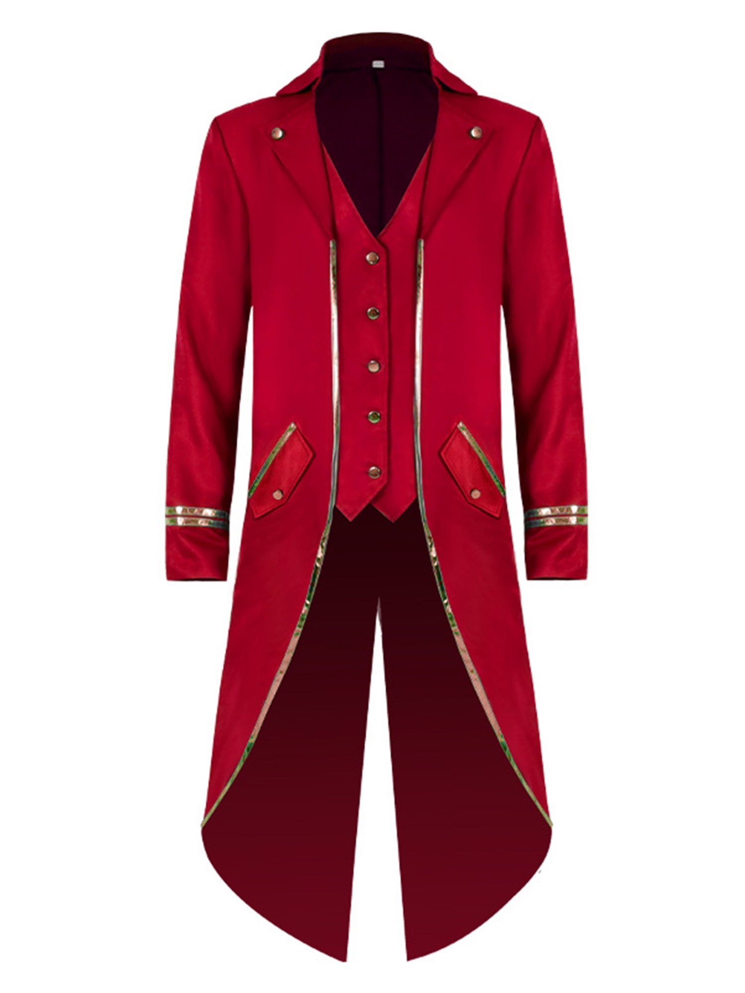 Renaissance Costume Kids Coat Tails Jacket Steampunk Gothic Victorian Jacket Vintage Tailcoat Medieval Frock Coat Boys Coat With Tails Alice In Wonderland Costume Kids - Foto 10