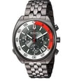 thumbnail image 1 of Men's Steel Bracelet & Case Quartz Black Dial Chronograph Watch 98B253, 1 of 2