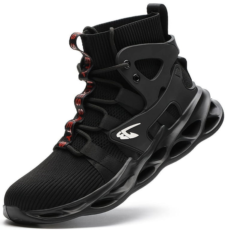 Nasogetch Waterproof Steel Toe Work Boots - Lightweight, Slip & Puncture Resistant For Men & Women