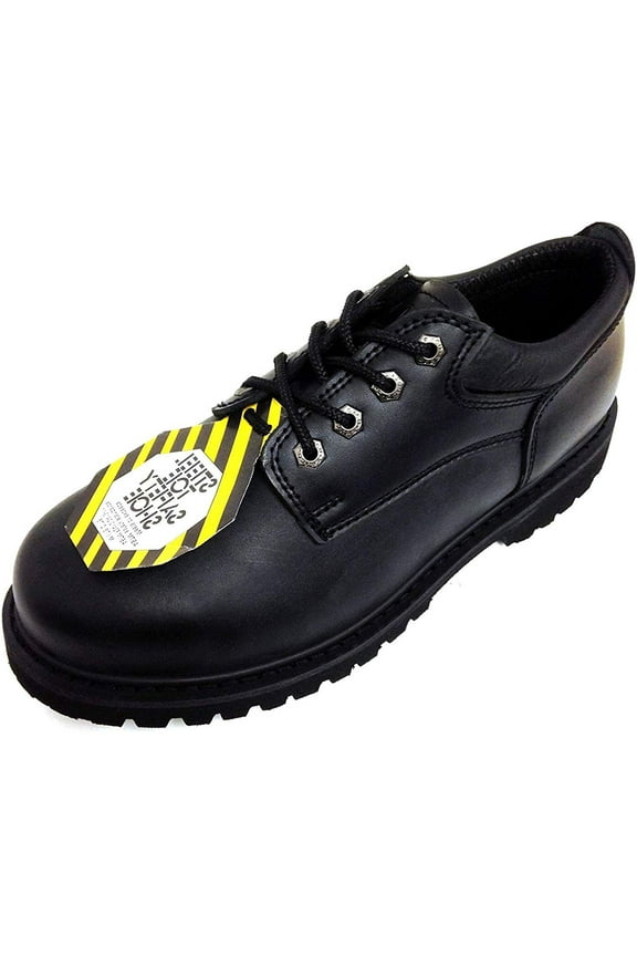 Men's Steel Toe Work Boots 4" Leather Oxford Slip /Oil Resistant