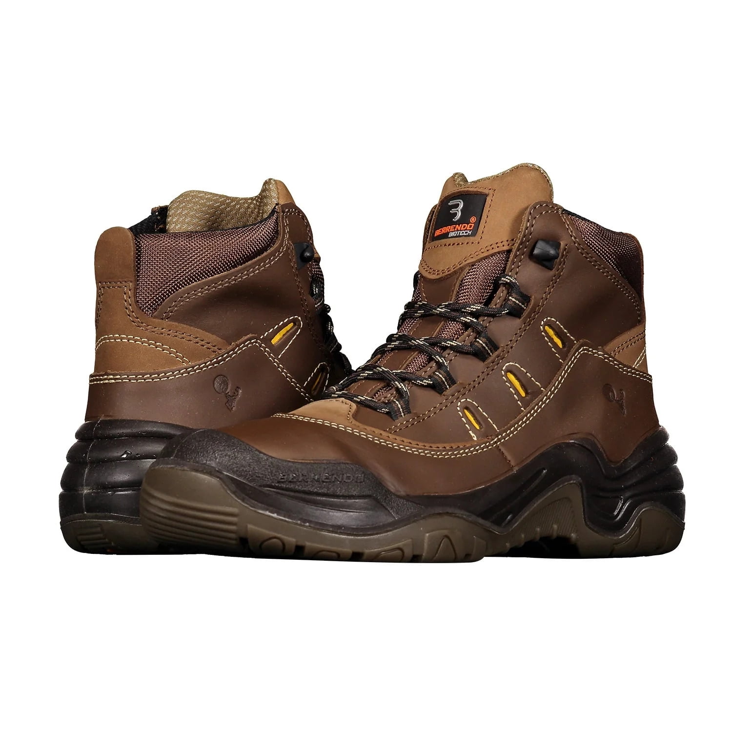 SUREWAY Western Boots For Men - Square Toe, Soft Toe, Oil & Slip Resistant Work Boots