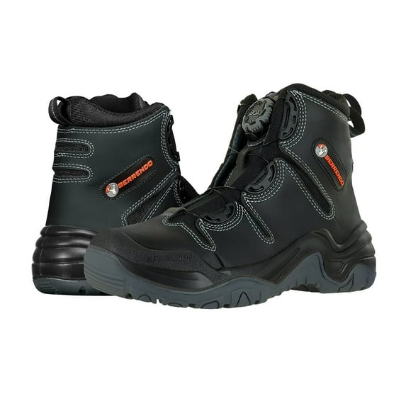 Men’s Steel Toe Work Boots 6” – Oil and Slip Resistant – EH Rated – BOA Fit System Fast Release 3013