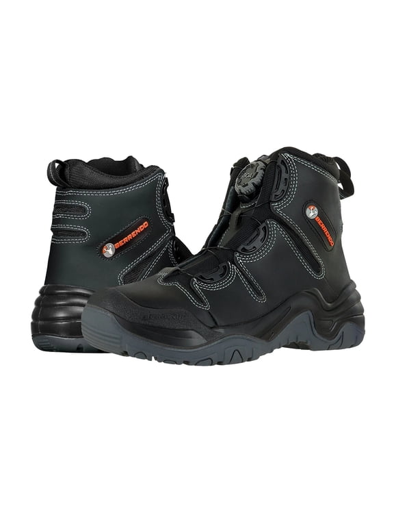 Men’s Steel Toe Work Boots 6” – Oil and Slip Resistant – EH Rated – BOA Fit System Fast Release 3013