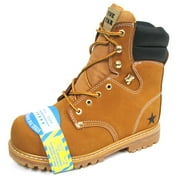 BP CLOTHING Men's Steel Toe Work Boots 9" Waterproof Nubuck Leather Oil Resistant