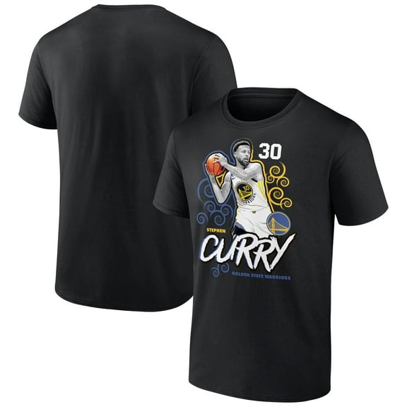 Men's Stephen Curry Black Golden State Warriors Competitor T-Shirt
