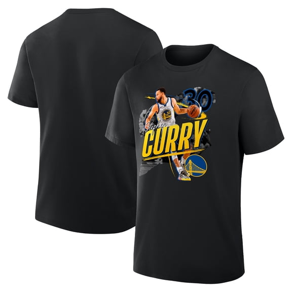 Men's Stephen Curry Black Golden State Warriors Start of Season T-Shirt